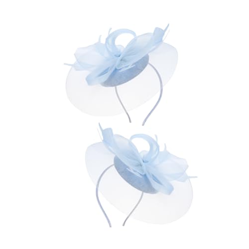VALICLUD Fascinator Haarreif Für Damen Aus Netz Und Schleier Kopfbedeckung Für Hochzeit Bankett Cocktail Party Und Events Leicht Und Elegant von VALICLUD