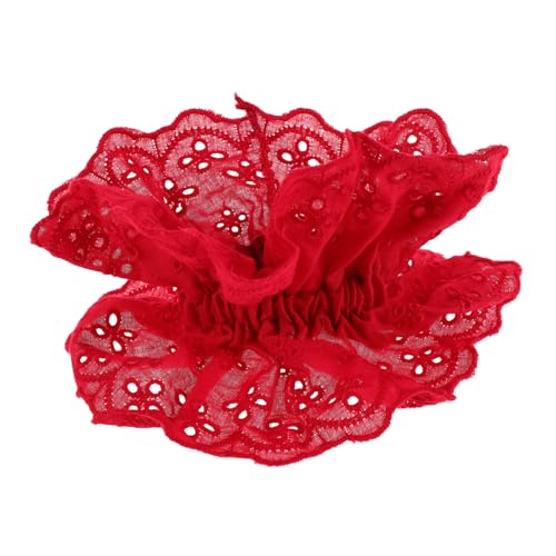 VALICLUD Doppellagige Spitzen-haarbänder Mit Elastischem Band Und Übergroß Als Scrunchies Für Frauen Und Mädchen Für Und Alltag von VALICLUD