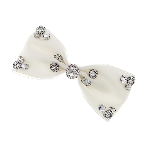 VALICLUD Haarschmuck Damen Haarschmuck Haarklammern mit Schleife für Hochzeiten Geburtstagsfeiern und Alltag Weiß von VALICLUD