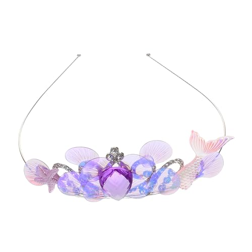 VALICLUD Haarschmuck für Verstellbares Stirnband mit Muschelverzierungen für Partys Geburtstagsfeiern und Leichter und Bequemer Tragekomfort Stil für Kleine von VALICLUD