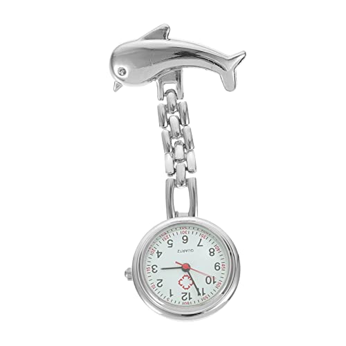 VALICLUD Hängende Uhr Taschenuhren Für Krankenschwestern Delphin Brosche Mode-Steampunk Arzt Taschenuhr Krankenschwester Uhr Silver VALICLUD Hängende Uhr Taschenuhren Für Krankenschwestern Delphin Brosche Mode-Steampunk Arzt Taschenuhr Krankenschwester Uhr Silver von VALICLUD