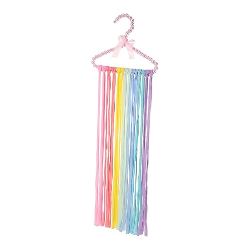 VALICLUD Hängeschrank-organizer Aufkleber Schmuck Gewebte Seilregale Abs Haarschleife Aufhänger Perlenklammern Für Haare Clip Schleifenaufhänger Für Mädchen-stirnband Cool Plastik Colorful von VALICLUD
