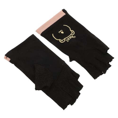 VALICLUD Halbfingerhandschuhe Für Maniküre Uv-schutzhandschuhe Nailart-handabdeckung Atmungsaktiv Elastisch Bequem Tragbar Langlebig Hautschutz Anti-uv-handschuhe von VALICLUD
