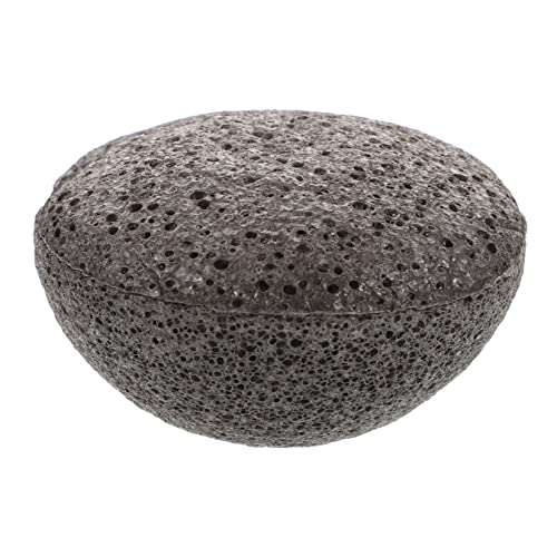 VALICLUD Halbkugelförmiger Schwarzer Gesichtsreinigungsschwamm Sanftes Peeling und Make Up Entferner Wiederverwendbar Porentief für Damen und Herren Waschbar und Atmungsaktiv von VALICLUD