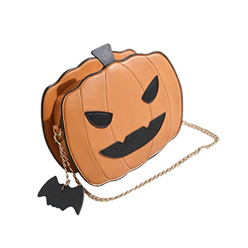 VALICLUD Halloween Casual Umhängetasche Kürbis Umhängetasche Little Devil Umhängetasche Umhängetasche Handtasche für Studentinnen Damen (Schwarz) Gift (Brown, Size 2) von VALICLUD