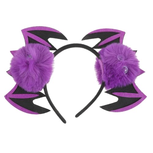 VALICLUD Halloween Fledermaus Stirnband Für Frauen Lustiges Cosplay Zubehör Für Halloween Partys Geisterfest Und Themenveranstaltungen Niedliches Und Originelles Kostüm-accessoire von VALICLUD