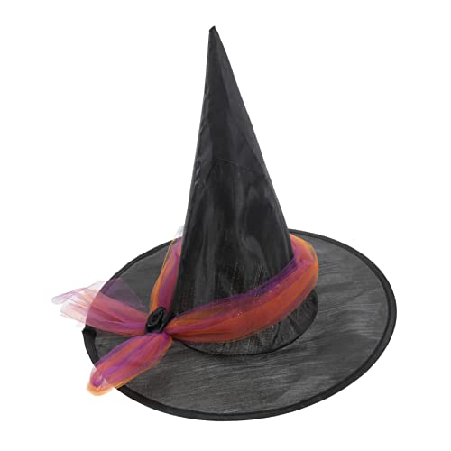 VALICLUD Halloween Hexenhut Für Damen Dekorativer Cosplay-hut Mit Feiner Textur Für Partys Und Halloween Multipurpose Hautfreundlich Kreatives Kostümaccessoire Für Besondere Anlässe von VALICLUD