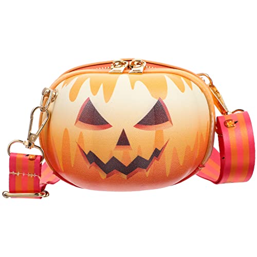 VALICLUD Halloween Kürbis- Crossbody- Tasche für Halloween Cosplay Party Crossbody Schultertasche von VALICLUD