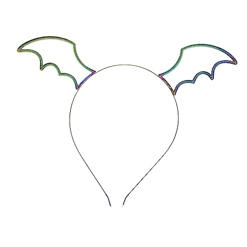VALICLUD Halloween Teufelsflügel Haarreif Metallischer Kopfschmuck Für Kostümierte Feiern Accessoire Für Halloween-partys Und Cosplay-events von VALICLUD