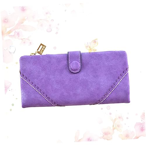 VALICLUD Hand Zipper Buckle Purse Mit Wunderschöner Spitze Multifunktionale Damen Geldbörse Elegantes Design Aus Pu Alltägliche Nutzung Und Besondere Anlässe von VALICLUD