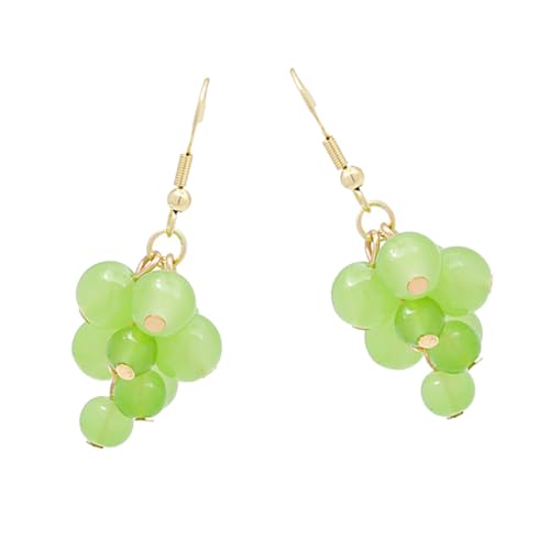 VALICLUD Handgefertigte Trauben Ohrringe Silbernadeln Delikate Ohrstecker Modischer Schmuck Alltag Damen Geschenk von VALICLUD