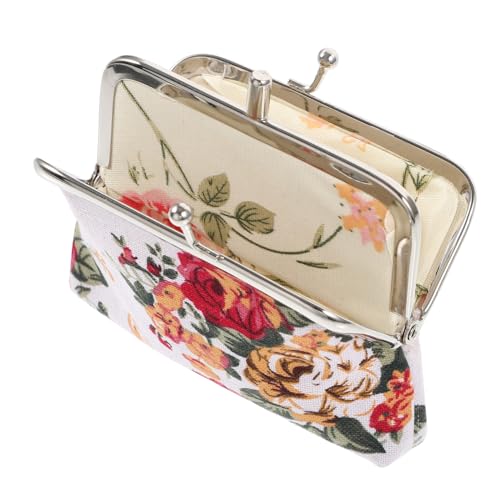 VALICLUD Handtasche Taschen Portemonnaie Tragetasche Storage Shelves Storage Shelf Damen-geldbörsen Brieftasche Damen Geldbörse mit großem Fassungsvermögen kleines Münztäschchen Segeltuch von VALICLUD