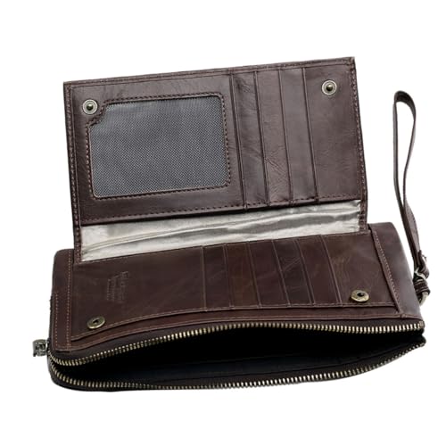 VALICLUD Geldbörse für Männer Geldbörsen Handtaschen Herren-Geldbörse Herren-Clutch-Geldbörse multifunktionale herrenhandtasche Herren Geldbörse Hohe Kapazität Anti-Diebstahl-Bürste Mann von VALICLUD