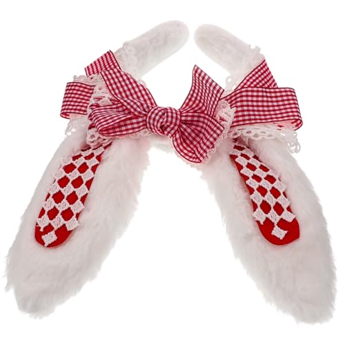 VALICLUD Hasenohren Stirnband Aus Plüsch Mit Langen Hasenohren Haarband Für Cosplay Kostüm Zubehör Für Karneval Party Und Mehr von VALICLUD