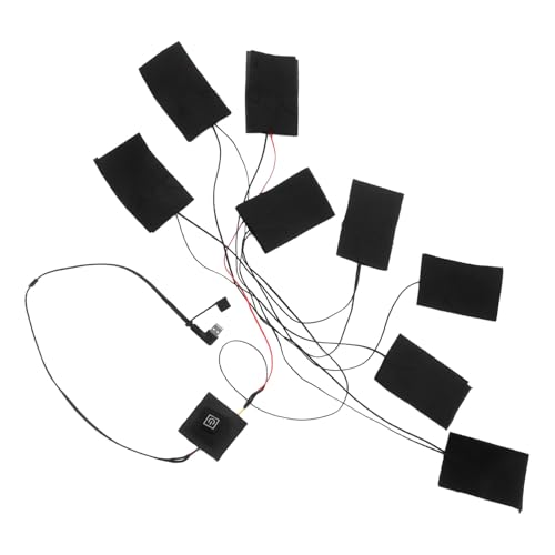 VALICLUD Elektrisches Heizkissen Für Kleidung Einstellbare Temperatur Tragbares Heizpad Für Weste Jacke Und Daunenmantel Mit Überhitzungsschutz Für von VALICLUD