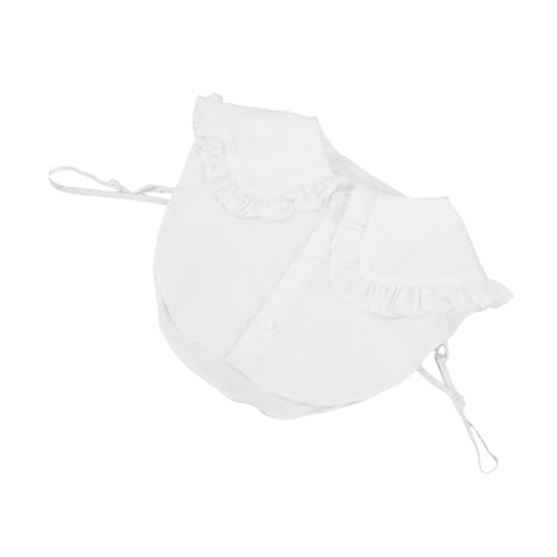 VALICLUD Kragen Für Mädchenbluse Kragen Runder Falscher Aus Baumwolle Abnehmbarer Falscher Einfache Kombinationen Täglicher Gebrauch von VALICLUD