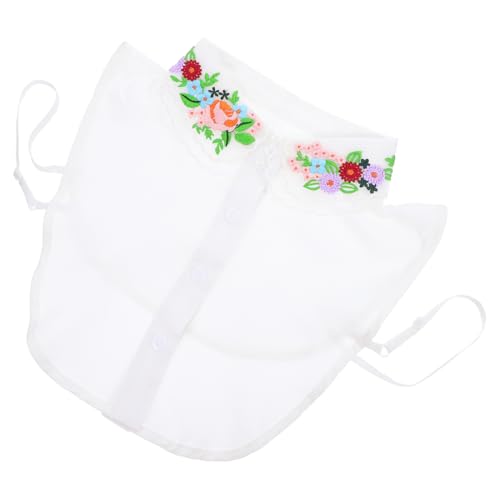 VALICLUD Hemd mit falschem Kragen Kleidung Kragen modischer Hemdkragen Falsches für Fake T -Shirt -Kragen gefälschter Kragen für falsche Polyester Weiß von VALICLUD