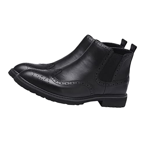 VALICLUD Herren Brogue Boots Hoher Schaft Klassisch Modisch Atmungsaktiv Strapazierfähig Für Arbeit Freizeit Party VALICLUD Herren Brogue Boots Hoher Schaft Klassisch Modisch Atmungsaktiv Strapazierfähig Für Arbeit Freizeit Party von VALICLUD
