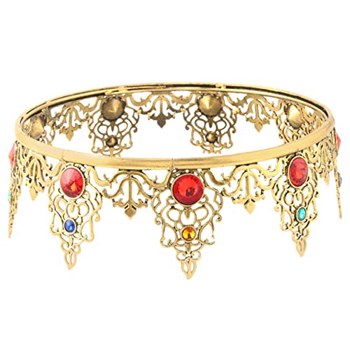 VALICLUD Herren Geburtstagskrone Retro Krone für Männer Kopfbedeckung für Geburtstagsfeiern und Cosplay Stilvoller Kopfschmuck für Besondere Anlässe von VALICLUD