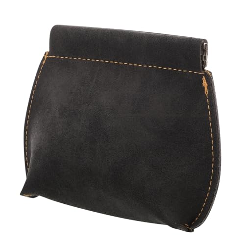 VALICLUD Herren Geldbörse PU Leder Münzfach mit Automatischem Federverschluss Kompakte Leichte Brieftasche für Karten und Bargeld Praktisches Portemonnaie für Unterwegs Langlebiger von VALICLUD