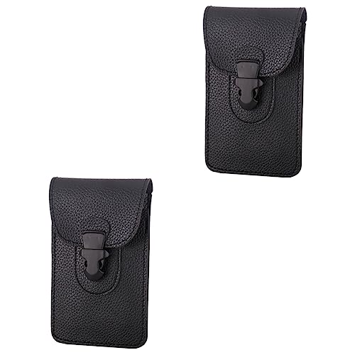 VALICLUD Handy Hüfttasche Herren-Gürtel Herren-Gürtel Herren-Gürtel 2 Stück Leder Für Leichtere Tasche Telefon Outdoor-Gürteltasche Etui Herren-Damen-Taille Multifunktionale Aufbewahrung von VALICLUD