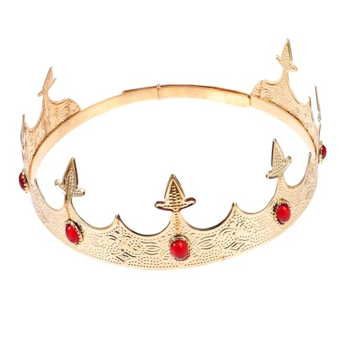 VALICLUD Herren Party Krone Krone Für Cosplay Vintage Dekorative Kopfbedeckung Geburtstagskind Herrenmode Kopfbedeckung von VALICLUD