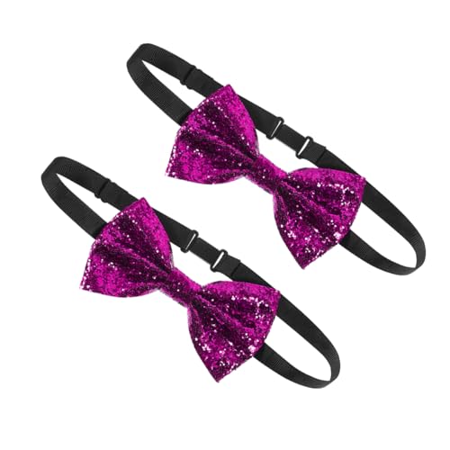 VALICLUD Herren-karnevalsfliegen Glänzende Fliegen Für Abschlussfeiern Vorgebundene Pailletten-fliegen-set von VALICLUD