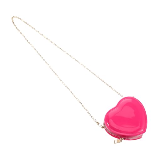 VALICLUD Mini-münzgeldbörse Herzform Tragbare Handtasche Für Damen Kleine Reißverschlusstasche Für Lippenstift Make-up Münzen Und Schlüssel von VALICLUD