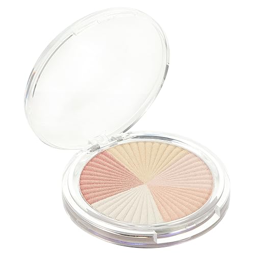 VALICLUD Highlighter Puder Aufhellender Puder Gesichts Make Up Für Frauen Lang Anhaltendes Highlighter Make Up Highlighter Presspuder Weibliches Schönheits Make Up 5 Farben von VALICLUD