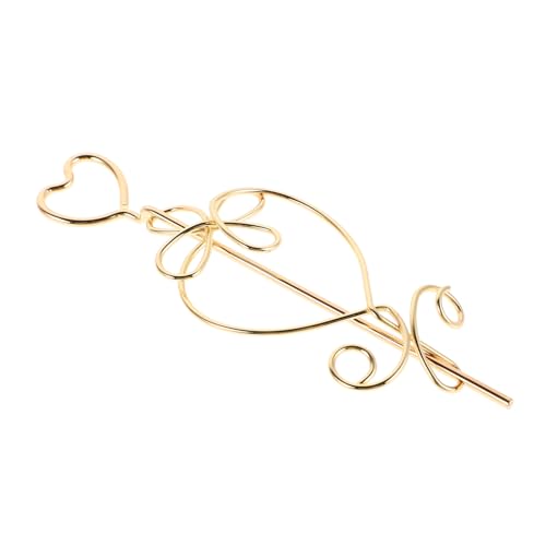 VALICLUD Französische Haarnadel Aus Große Haargabel Mit Schleife Antik Vintage Lang Für Haar Flechten Frau Accessoire Weihnachten Haarschmuck von VALICLUD