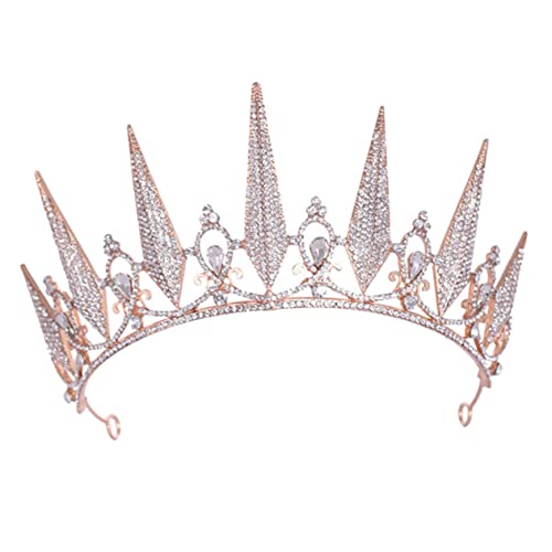 VALICLUD Hochzeit Krone Tiara für Stirnband für Braut und Leicht und Komfortabel für Hochzeiten und Besondere Anlässe von VALICLUD