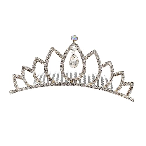 VALICLUD Hochzeit Tiara Haarkamm mit Kristallen Krone für Bräute Leicht und Robust für Hochzeiten Geburtstagsfeiern und Besondere Anlässe von VALICLUD