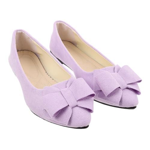 VALICLUD Hochzeitsarbeit Flache Schuhe Spitze Ballerinas Braut Wohnungen Frauen Spitz Zehenwohnungen Flache Hochzeitsschuhe Hochzeits Laufen Schuhe Frauenschuhe Wildleder- Violett VALICLUD Hochzeitsarbeit Flache Schuhe Spitze Ballerinas Braut Wohnungen Frauen Spitz Zehenwohnungen Flache Hochzeitsschuhe Hochzeits Laufen Schuhe Frauenschuhe Wildleder- Violett von VALICLUD