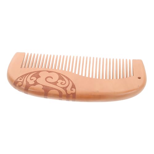 VALICLUD Hölzerner Anti-statik Haarkamm Für Männer Und Frauen Feiner Zahn Kamm Für Haar Styling Für Lange Und Dicke Haare Tragbar Und Langlebig Mit Stilvollen Verzierungen von VALICLUD