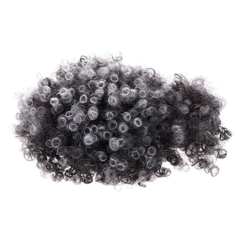 VALICLUD Hoher Lockiger Pferdeschwanz mit Synthetische Perücke Natürliches Party Haarteil für Damen Bequemes Cosplay Kostüm Graue Voluminöse Locken Auffälliger Look für Events von VALICLUD