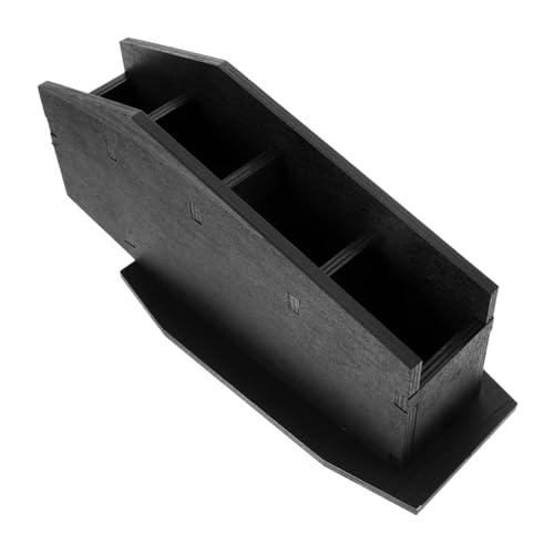 VALICLUD Holz Stiftebecher Mit Make-up-pinselhalter Bleistiftbecher Für Schreibtisch-aufbewahrungshalter Stiftebehälter Zum Organisieren Schreibwaren-organizer Für Desktop von VALICLUD