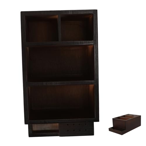 VALICLUD Holz-aufbewahrungs-organizer Für Nagelbohrer-bits Maniküre-werkzeug-organizer Nagelzubehör-aufbewahrungsbox Maniküre-zubehör-box von VALICLUD