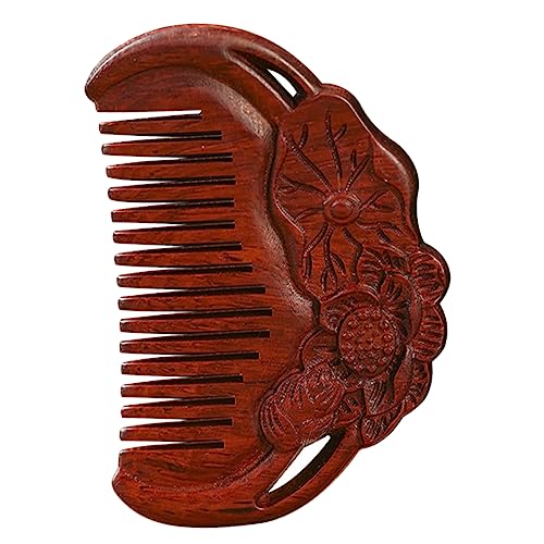 VALICLUD Holzkamm Für Haare Mit Breiten Reisekamm Aus Holz Zum Entwirren Von Haar Massagekamm Für Kopfhaut Anti- -kamm Für Männer Und Frauen von VALICLUD