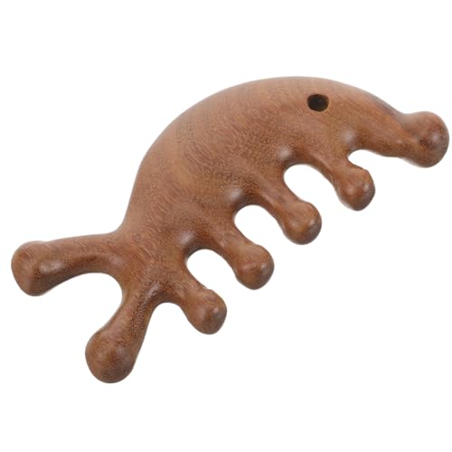 VALICLUD Holzkamm Für Kopfhautmassage Kein Statischer Kamm Tragbarer Massagestab Multifunktional Für Körper Hände Und Kopf Geeignet Für Männer Und Frauen von VALICLUD