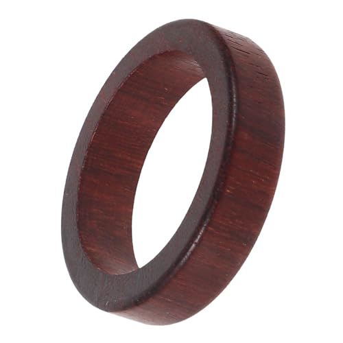 VALICLUD Holzring Fingerring Vintage Ring Holzringe Schmuckring Fingerornament Damen Herren Schmuck Fingeraccessoire von VALICLUD