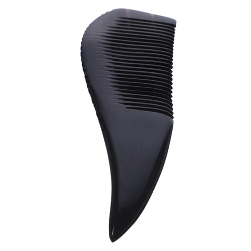 VALICLUD Hornkamm aus Echtem Handgefertigter Massagekamm für Männer und Tragbares Haarstyling Tool für Naturlocken und Empfindliche Kopfhaut von VALICLUD