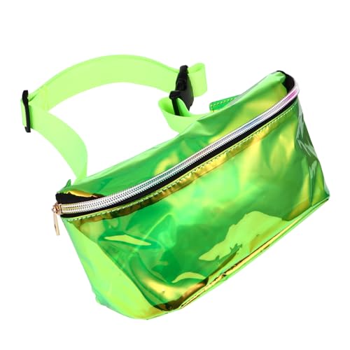Grüne PVC-Glitzer-gürteltasche Für Damen Umhängetasche Make-up-Tasche Mit Großem Fassungsvermögen Grüne PVC-Glitzer-gürteltasche Für Damen Umhängetasche Make-up-Tasche Mit Großem Fassungsvermögen von VALICLUD