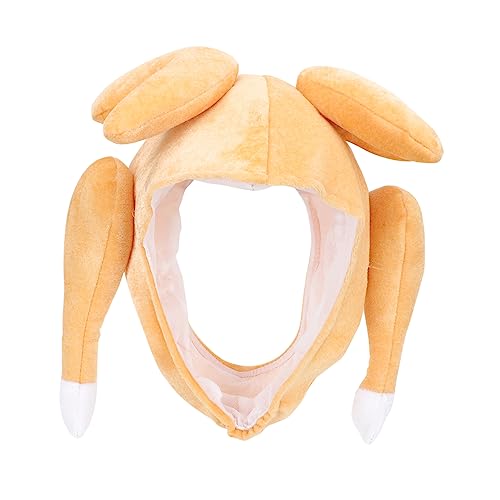 VALICLUD Hühnchenbein Hut Lustiger Dekorationshut Für Karneval Und Cosplay Für Halloween Fotoshootings Und Partys Bequem Und Langlebig von VALICLUD