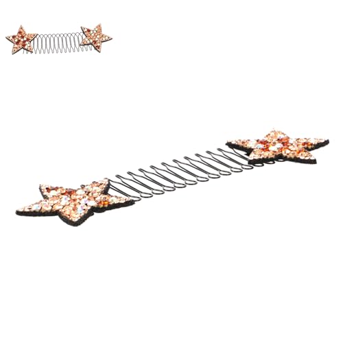 VALICLUD Invisible Hair Clip für Damen Haarkamm mit Hohem Styling Tool für Besondere Anlässe und Alltägliche Looks Gelbes Sternen Design VALICLUD Invisible Hair Clip für Damen Haarkamm mit Hohem Styling Tool für Besondere Anlässe und Alltägliche Looks Gelbes Sternen Design von VALICLUD