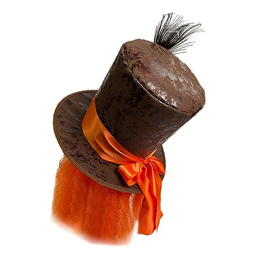 VALICLUD Irischer Hut Flippiger Hut Kostüm Filzhut Hut Mit Breiter Krempe Zylinder Hut Trinken Frosch Hut Seltsame Hüte Zaubererhut Tea-party-hüte Eimerhüte Steampunk-hut Stoff von VALICLUD