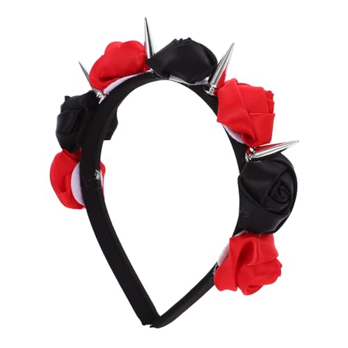 VALICLUD Halloween Blüten Haarband Mit Kunstblumen Verstellbar Für Damen Und Mädchen Für Kostüm-events Partys Und Festivals Einzigartiges Cosplay Zubehör von VALICLUD