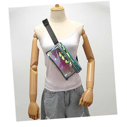 VALICLUD Jungen Mädchen Unisex Mode Pu Leder Hüfttasche Gemusterte Bauchtasche Gürteltasche Reflektierendes Detail von VALICLUD