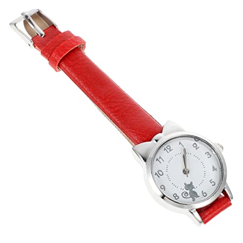 VALICLUD Damen Armbanduhr Mit Katzenmotiv Elegante Quarzuhr Für Frauen Hautfreundlich Für Jeden Anlass Klassischer Stil Für Alltag Und Besondere Momente von VALICLUD