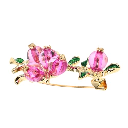 VALICLUD Persimmon Brosche Für Frauen Anstecknadel Mit Einzigartigem Design Modischer Herbst-accessoire Für Blazer Und Kleidung Geschenkidee Für Mädchen von VALICLUD