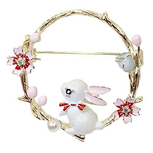 VALICLUD Brosche Für Kleidung Hasen-anstecknadel -design Schmuck Für Frauen Accessoire Für Corsage Revers Schal Hut von VALICLUD
